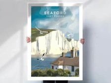 Seaford Poster A4 Unframed