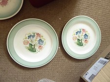 Susie Cooper plates 9" x2