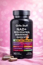 NAD+ Resveratrol Berberine Quercetin All In One Supplement for Anti-Aging