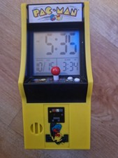 PAC-MAN Alarm Clock Fully Working Digital Clock With PacMan Game Digital Sounds