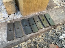 7 X Heavy Steel Plates Flat Bar 100mm X 30mm X 10mm Metalwork Model Engineer 