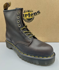 DR MARTENS 1460 BEX CRAZY HORSE BROWN LEATHER ANKLE BOOTS SIZE UK 7  EU 41