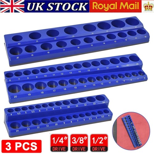 3pcs magnetic socket organizer - magnetic,