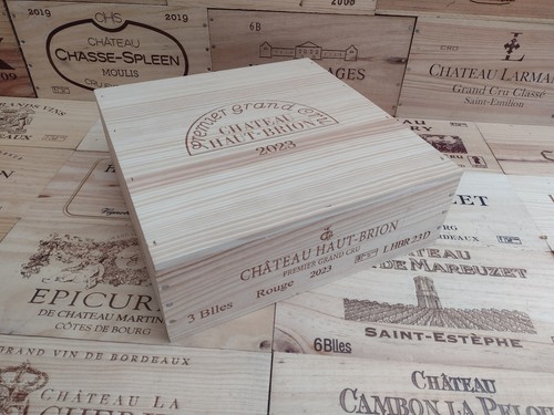 Wooden wine box - crate, ~