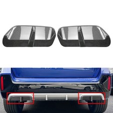 Rear Bumper Protector Spoiler Lip For BMW X1 U11 U12 IX1 M Sport 2023-24 Carbon