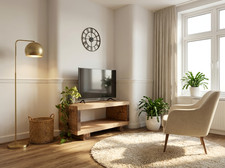 TORIE Solid Wood Chunky TV