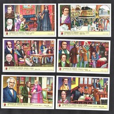 Liberty & Freedom In Italy Lavazza Coffee Card Set 1950s Canova Leopardi Manzoni