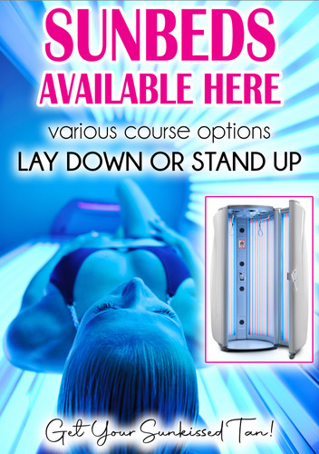 Sunbed tanning available here - available,