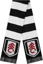 Fulham FC Bar Scarf - Football Winter Gift - Sports Merch New Official Licensed