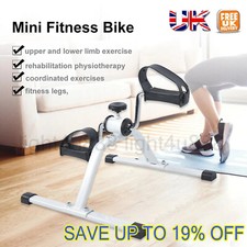 Mini Exercise Bike Arm Leg Resistance Cycle Pedal Exerciser Portable Fitness UK