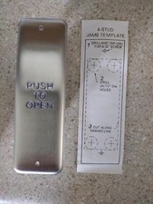Norton 503 Push Plate Metal
