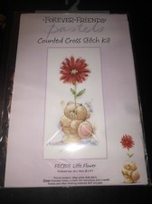 Forever Friends Counted Cross Stitch Kit - unopened, FRC803 Little Flower. B4