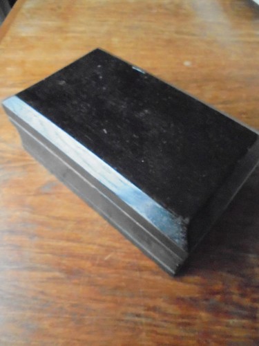 Vintage table top black wooden