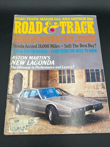 Road track magazine april - track,
