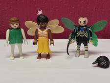 Playmobil Figures Bundle 3 Mixed Characters, Wings, Accessories Spares/Parts