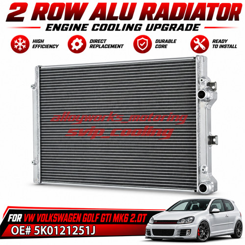 2row alu radiator cooler - radiator,