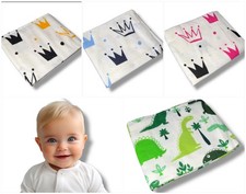 ✅ LARGE Super Soft Baby FLANNEL Cloths Muslin 70x80cm blanket burb bib mat cover