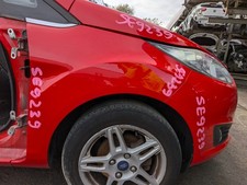 FORD FIESTA MK7.5 2013 O/S DRIVER SIDE WING PANEL IN RED NC