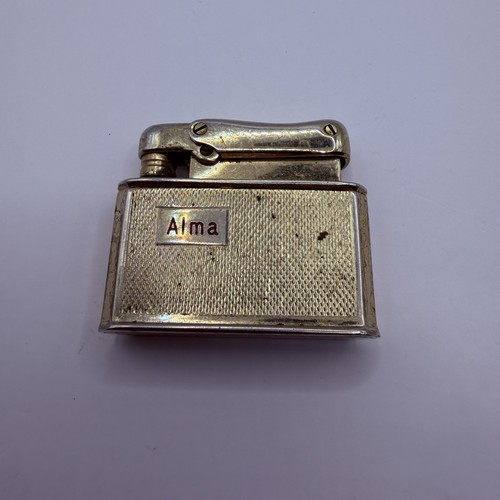 Vintage alma petrol lighter - alma,