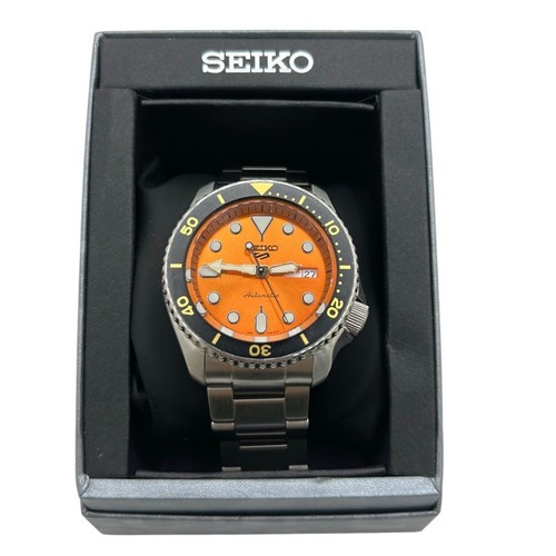 Seiko sports orange - seiko, men's