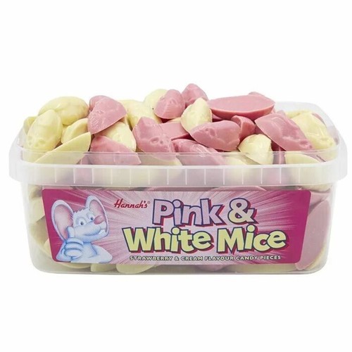 Hannah pink white mice - &,