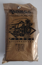 Rainmate Rainwear gold black Purdue Boilermakers Hooded Waterproof Poncho OSFM