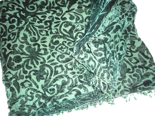 Velvet velour scroll - q, c