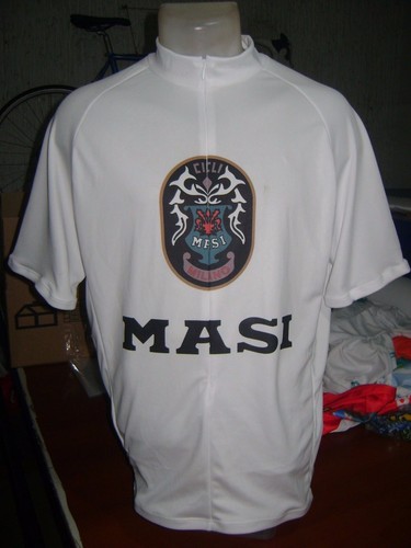 Italia bike jersey white masi - italia,