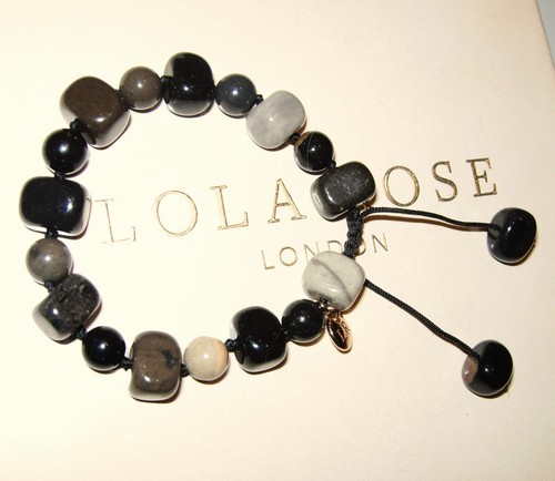 Lola rose black leaf - leaf, agate