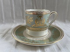 Wedgwood - Sage Green Columbia - Coffee Cup & Saucer