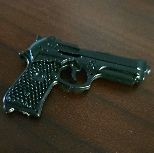 Action man hand gun accessory - man,