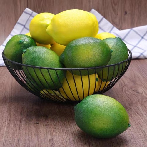 Fruit artificial lemons 6pcs - artificial,