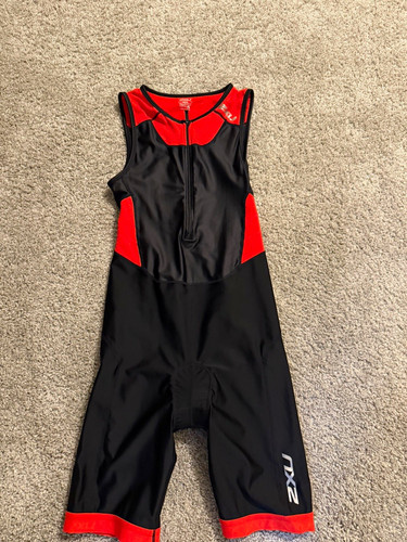 2xu black red sleeveless - 2xu,