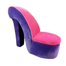 Pink Velvet High Heel Shoe