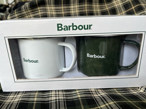 Barbour enamel mugs brand - mugs.,