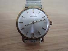 sandoz vintage mens watch