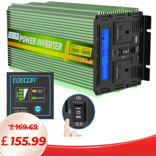 Edecoa 1500w 3000w pure sine - 3000w,