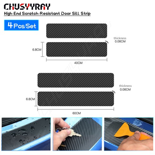 4pc carbon fibre car door - carbon,