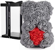 BRUBAKER Rose Bear 25cm Heart