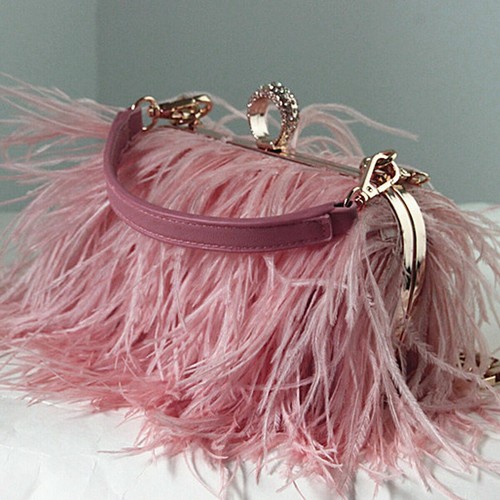 Ladies luxury ostrich feather - ladies,
