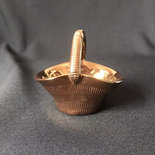 Vintage copper lustre pottery - lustre,