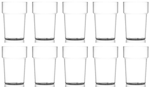 Plastic pint glasses - pint,