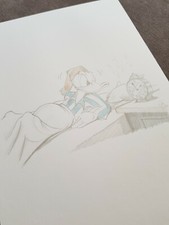 Disney Donald Duck Sketch Construction Model Pencil Hand Drawing Original Art