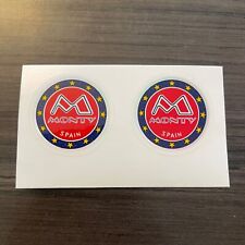 NOS Monty Trials Bike Bmx Frame Sticker Decal Kit Stickers Spain