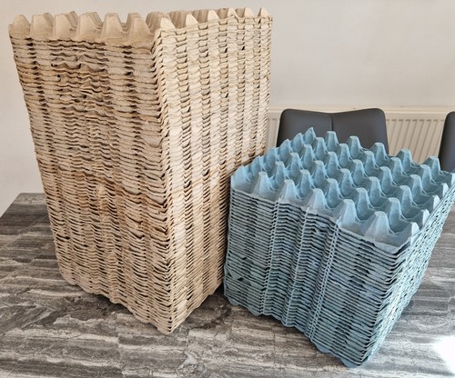 Cardboard egg trays - x,