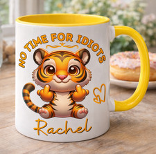 Funny Rude Tiger Mug Gift