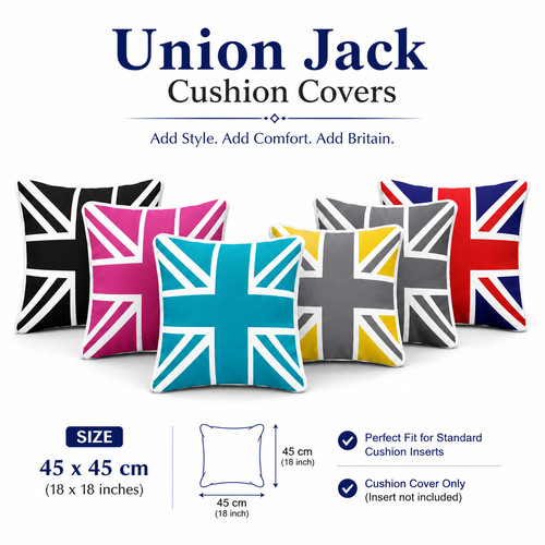 Union jack cushion cover - jack,
