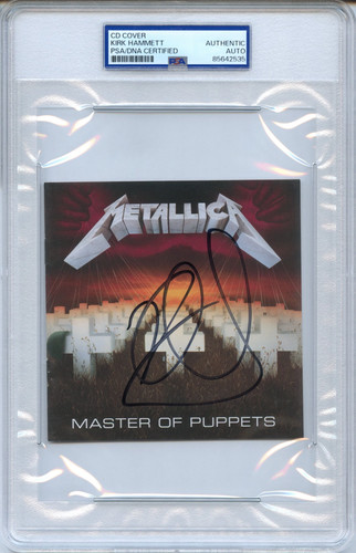 Kirk hammett signed - kirk,