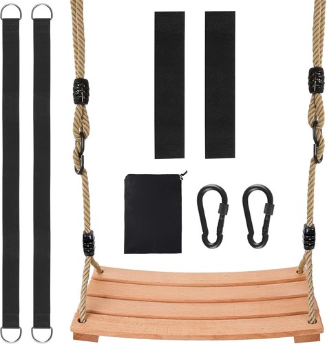 Classic wooden tree swing for - wooden,