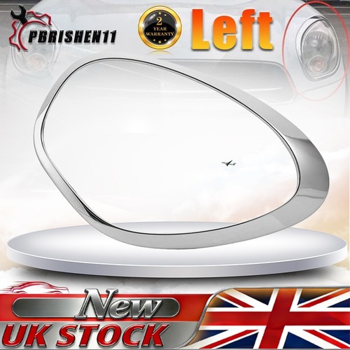 Left chrome headlight - left, trim
